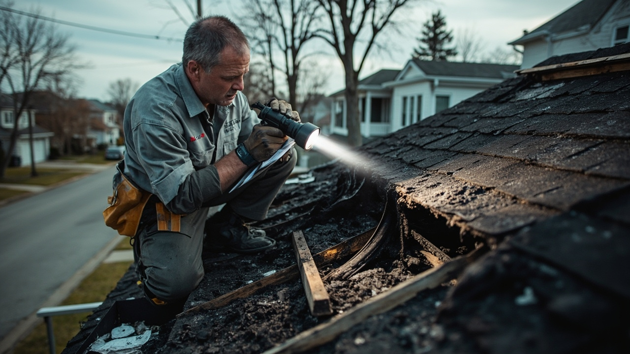 How Alpha Roofing Cleveland Performs a Post-Fire Roof Inspection
