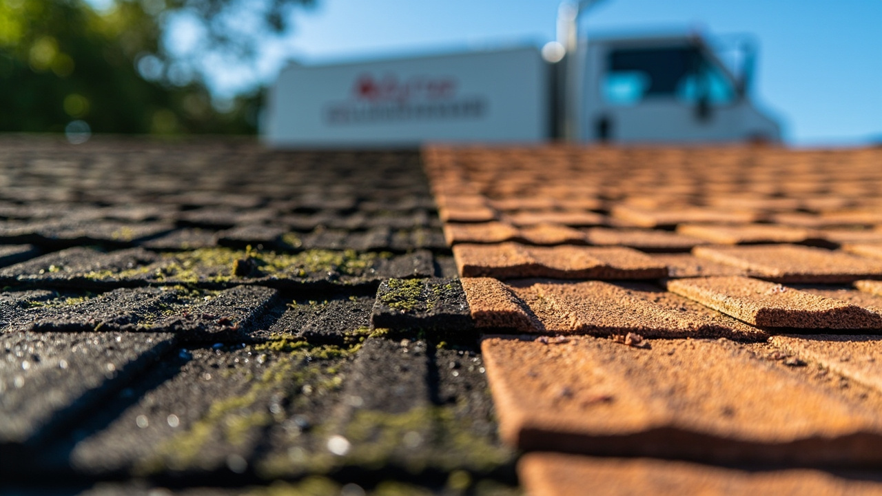 How We Remove Algae Without Destroying Your Shingles