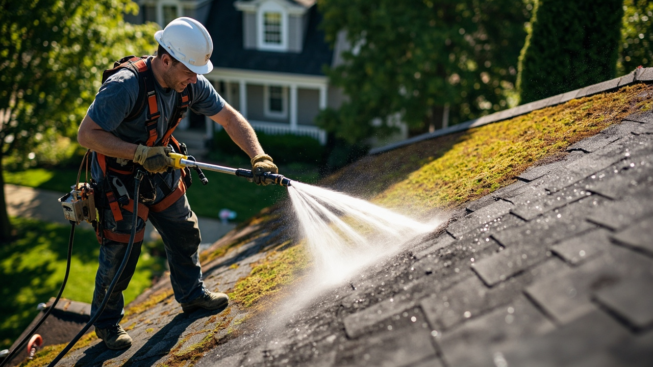 How Professional Roof Cleaning Works in Cleveland's Climate