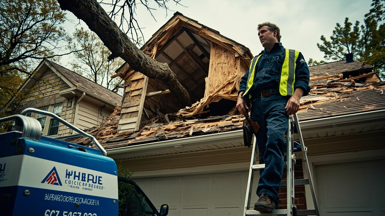 How Alpha Roofing Cleveland Executes Emergency Tree Impact Restoration