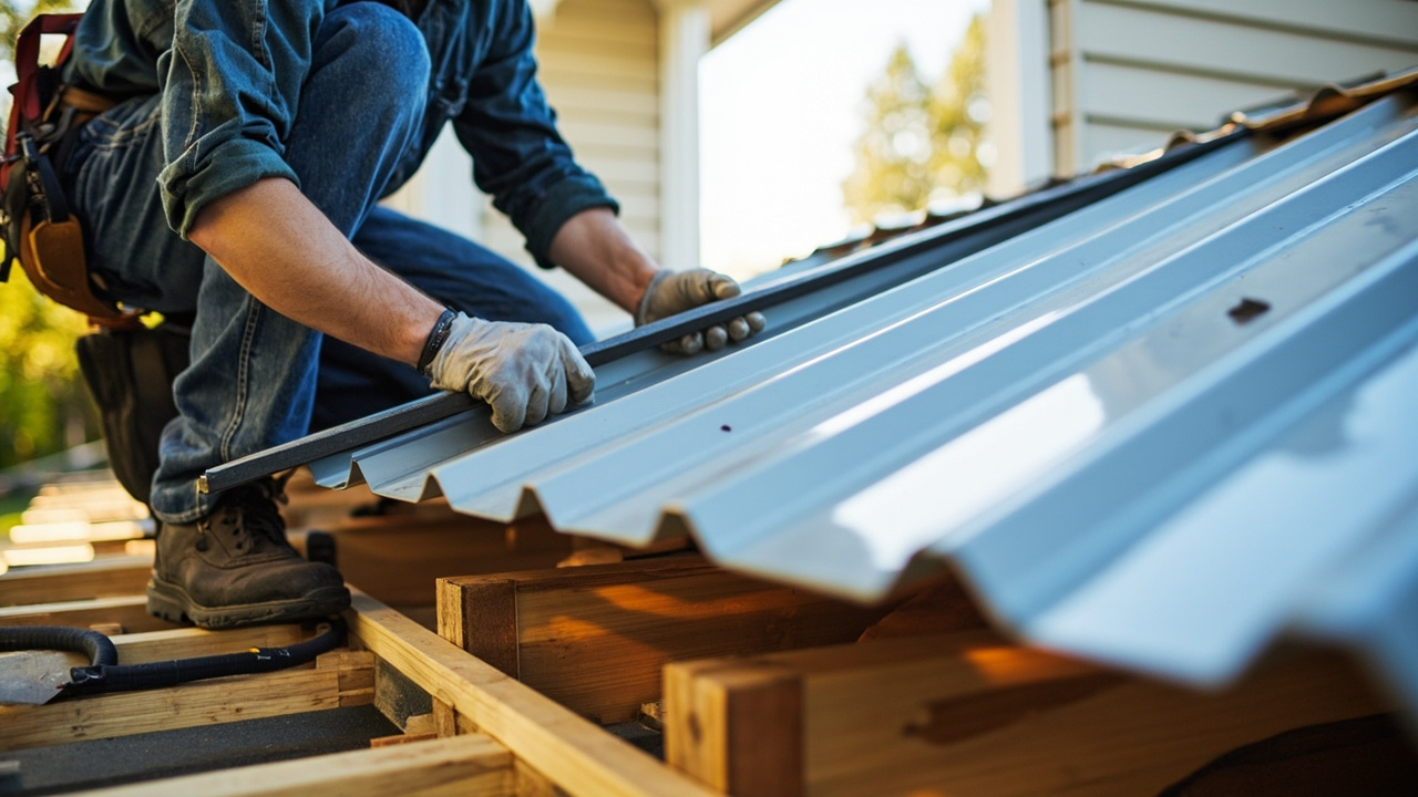 How to quiet down a noisy metal roof for better sl