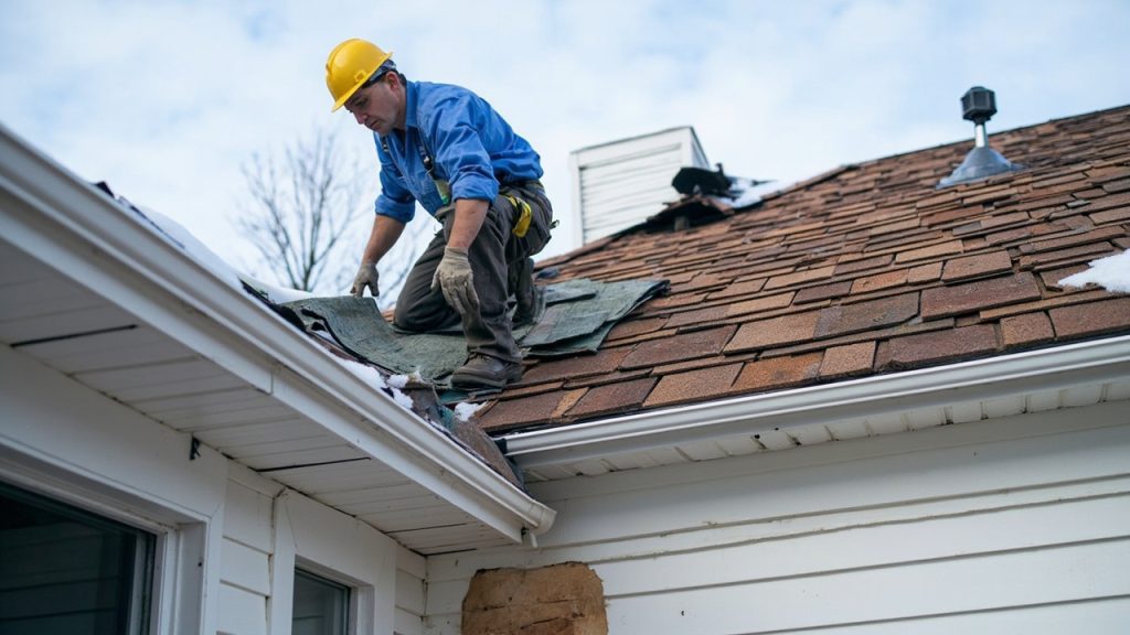 Replacing the old detached garage roof on your kam