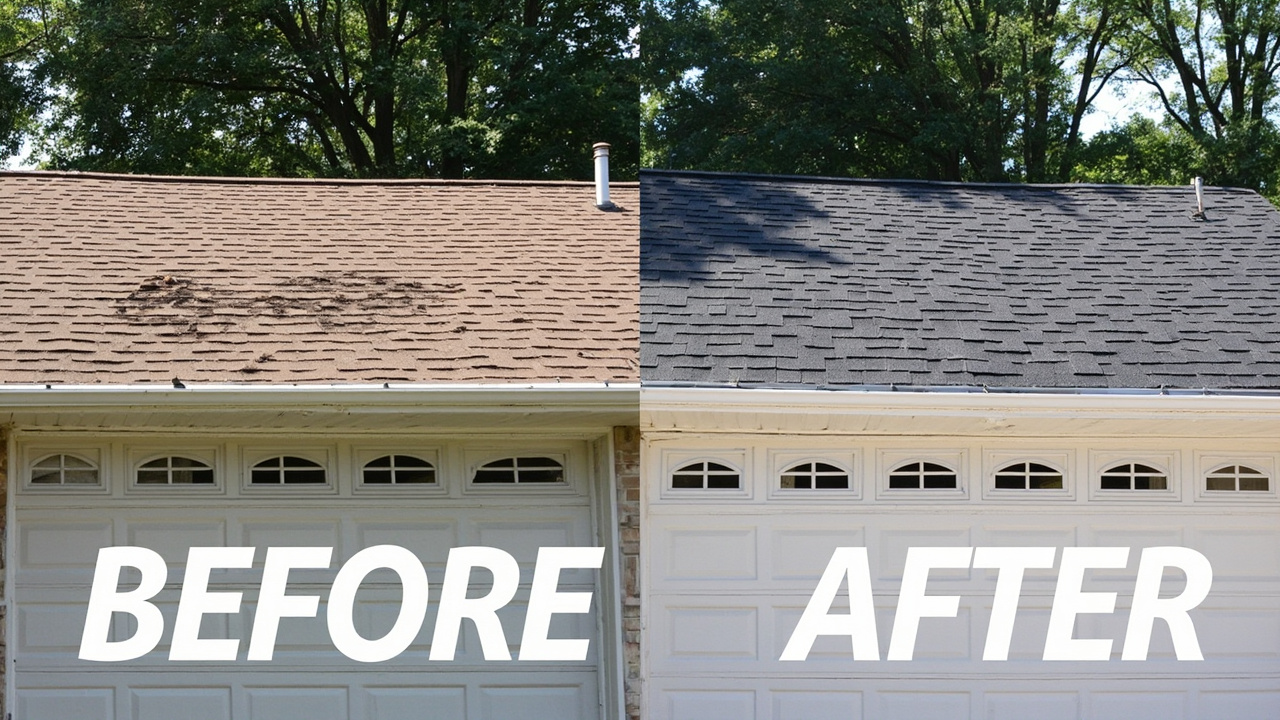 Replacing the Old Detached Garage Roof on Your Kamms Corner Property